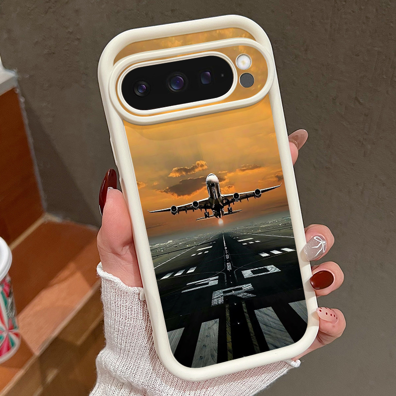 Google Pixel 9 Pro - Funda de TPU con diseño de