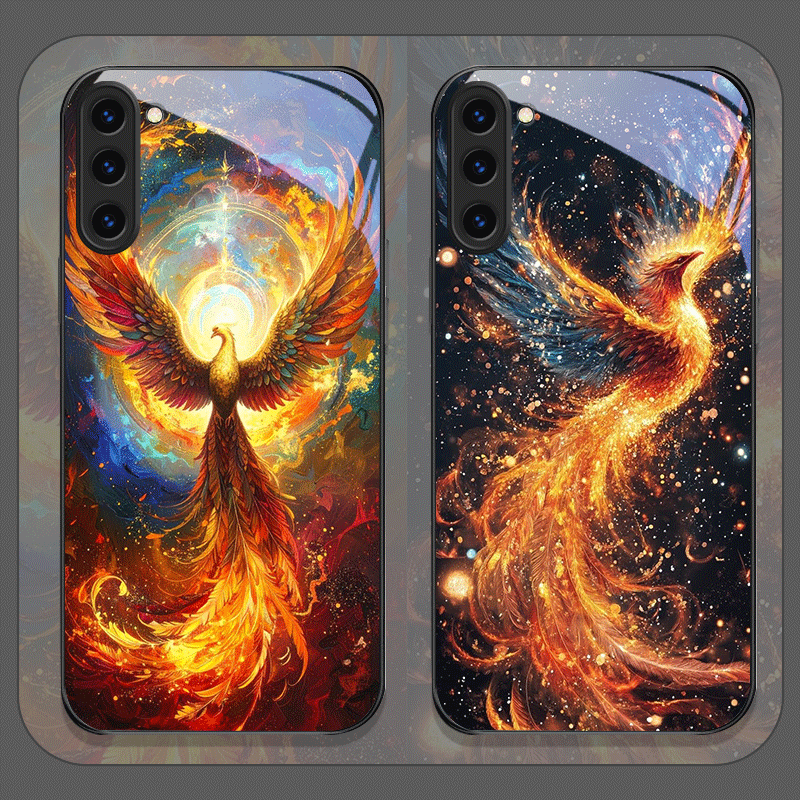 Samsung Galaxy S24 - Funda de teléfono de vidrio templado