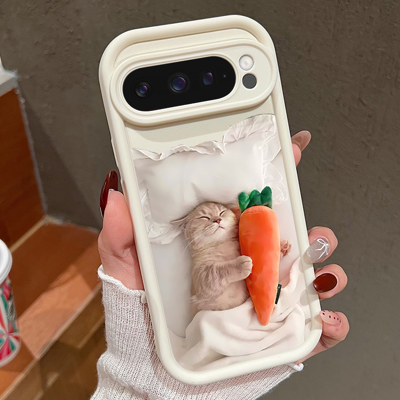 Google Pixel 9 Pro - Funda de teléfono de TPU suave