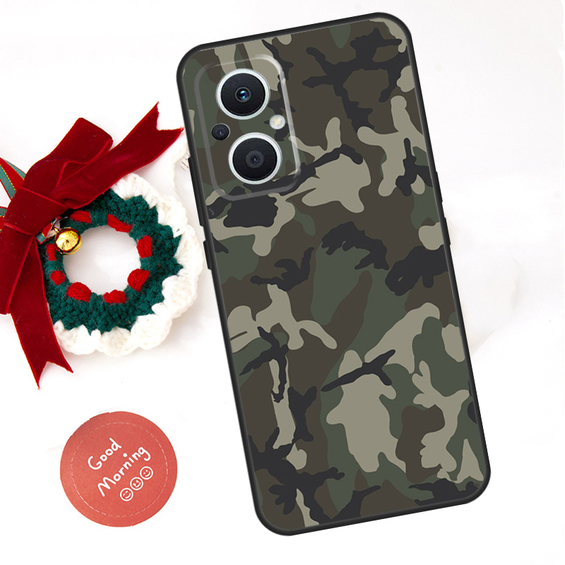 Funda con diseño de camuflaje  - Oppo Reno 12 reseña y precio