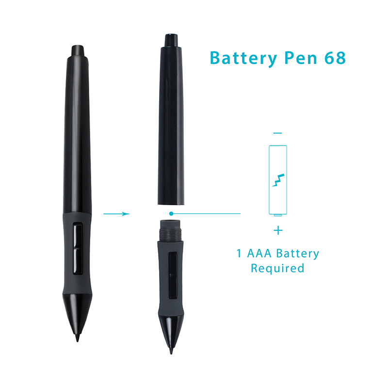 HUION-Bolígrafo PEN68 para tab - Digital Drawing Tablet reseña y precio