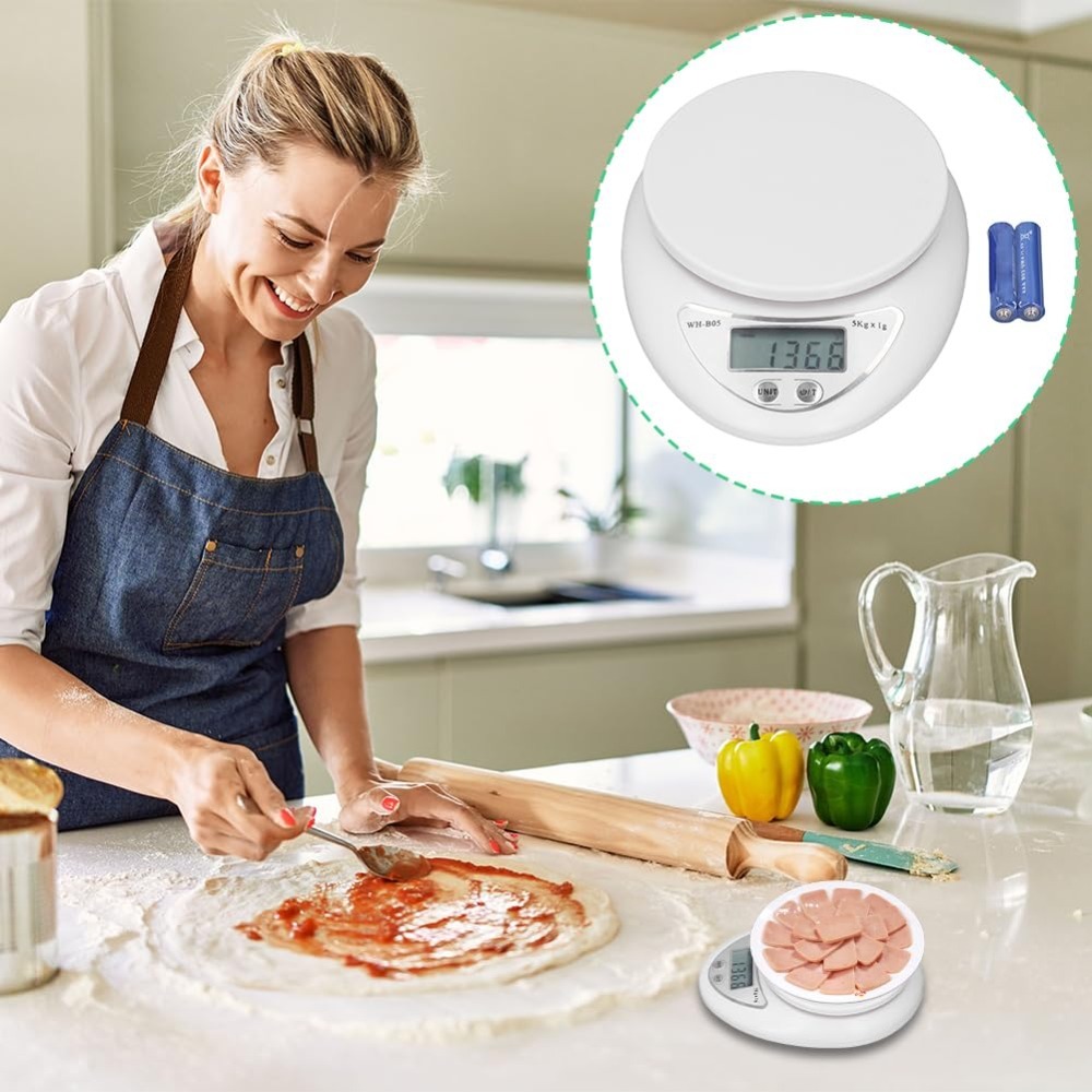 Báscula Digital de Cocina de 5 - Electronics And Gadgets With I reseña y precio