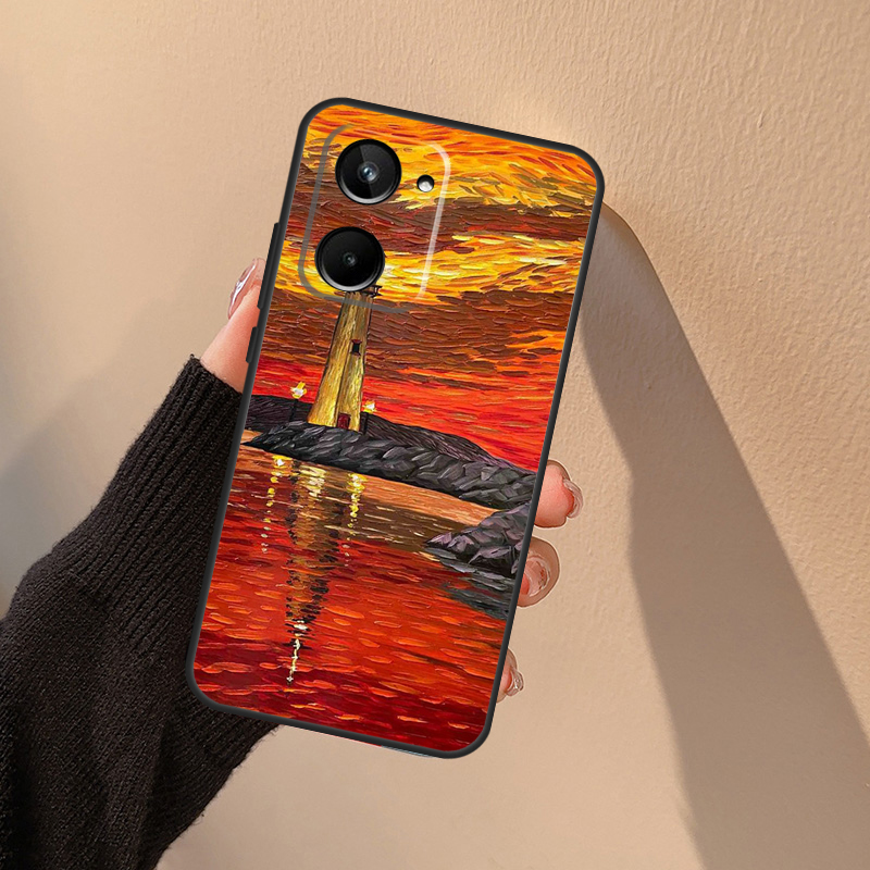 Funda con diseño de pintura al - Realme C67 reseña y precio