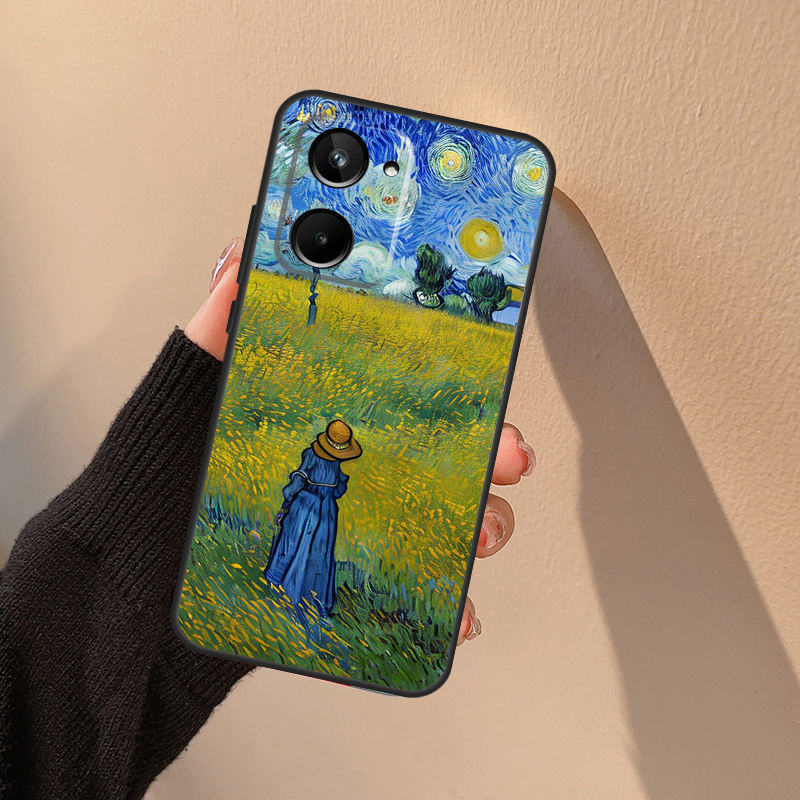 Funda con diseño de pintura al - Realme C67 reseña y precio