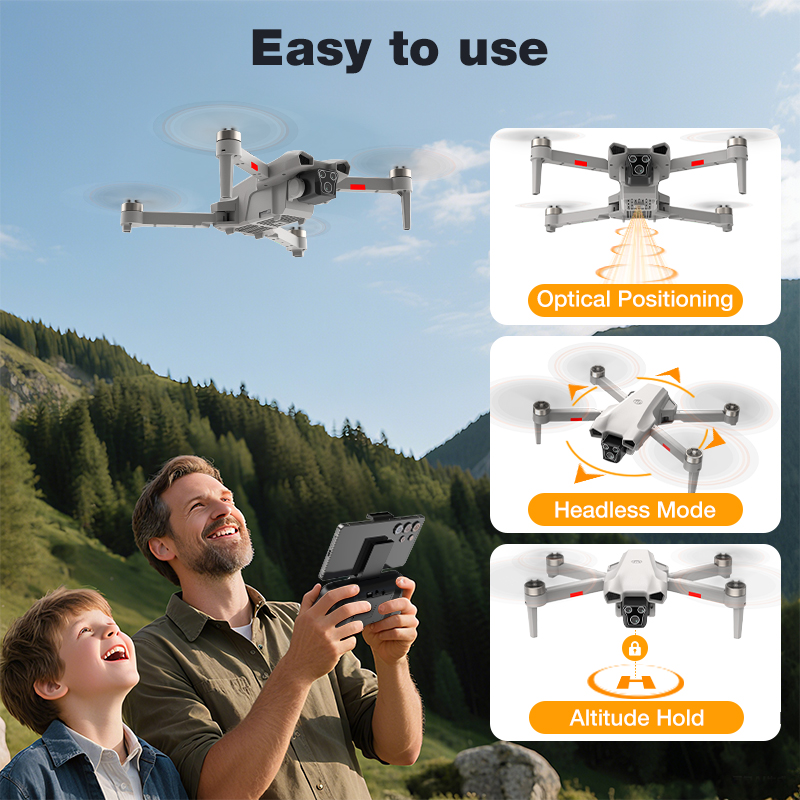Dron L017 Pro Mini Plegable Qu - Electronics Gadgets Images reseña y precio