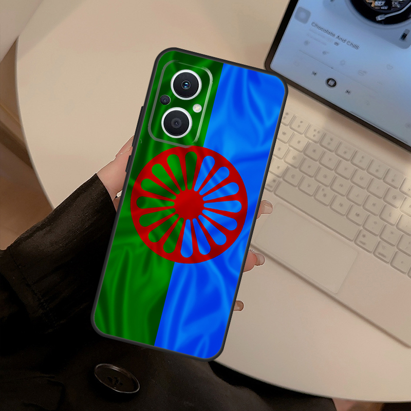 Funda con diseño de la bandera - Oppo Reno 12 reseña y precio